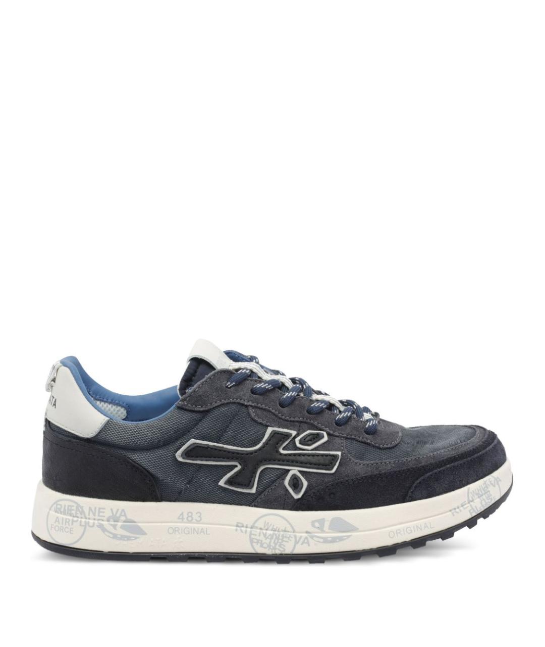 PREMIATA Синие низкие кроссовки / кеды, фото 1