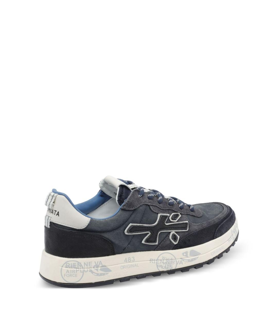 PREMIATA Синие низкие кроссовки / кеды, фото 2