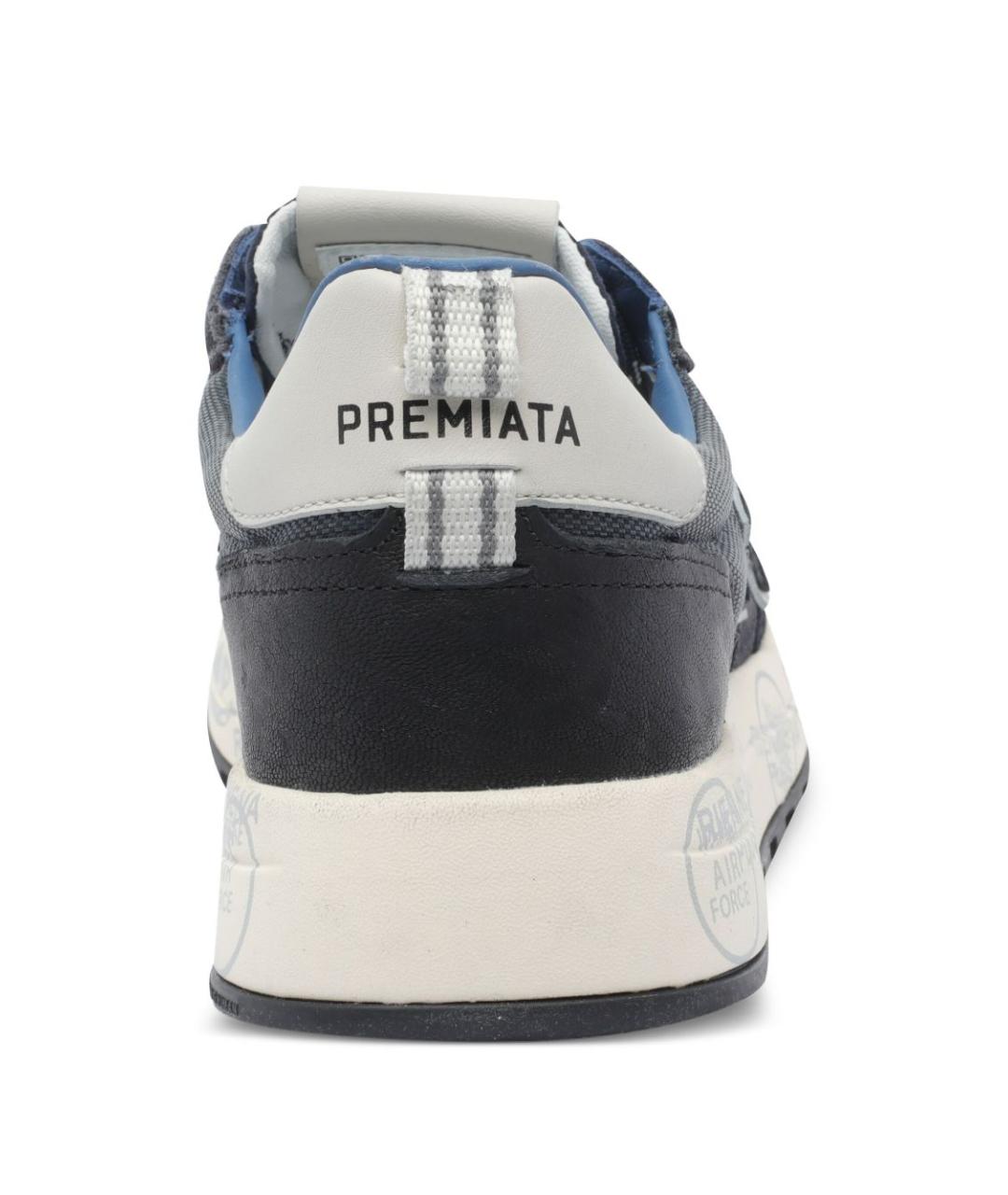 PREMIATA Синие низкие кроссовки / кеды, фото 4