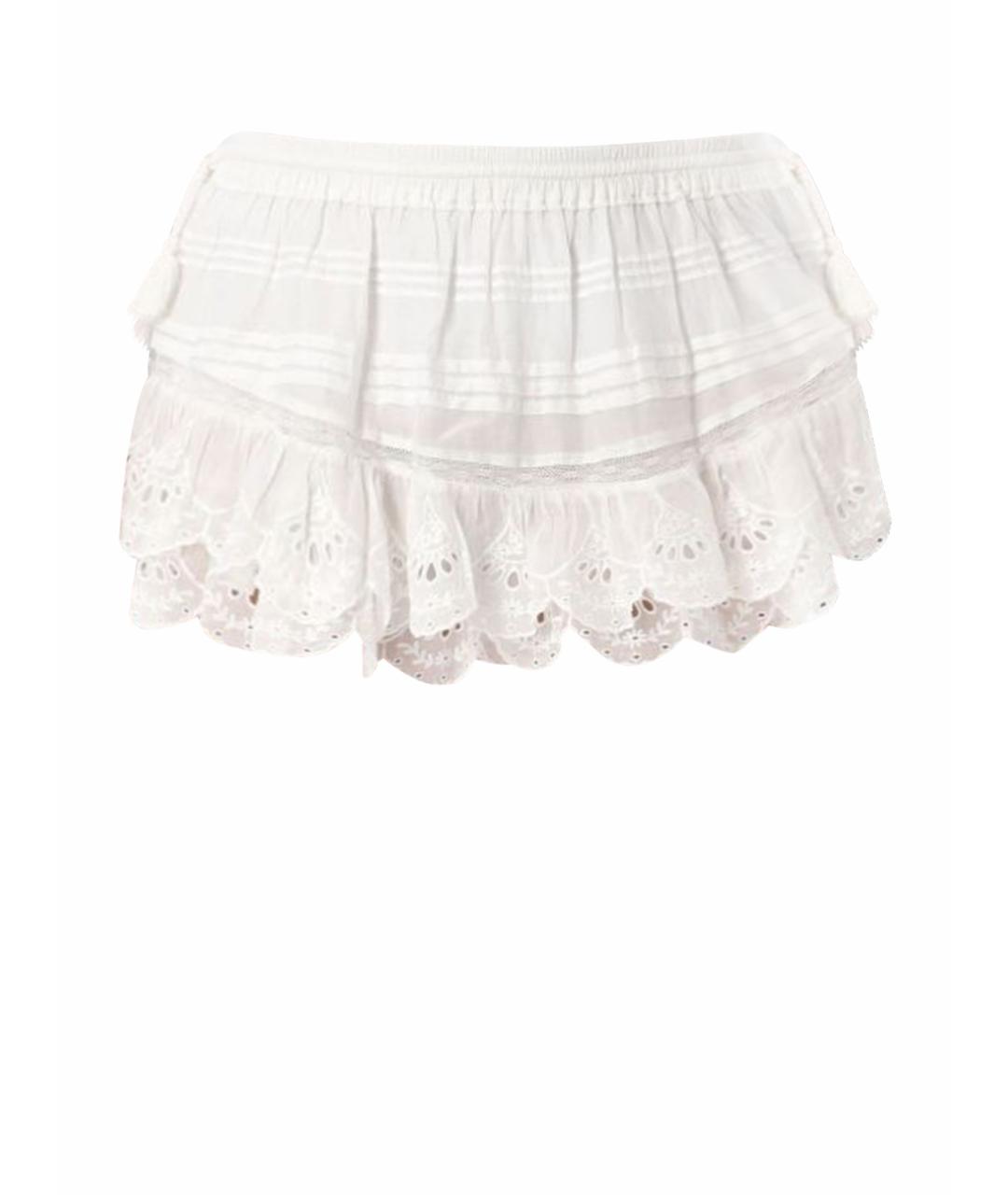 ISABEL MARANT ETOILE Белые хлопковые шорты, фото 5