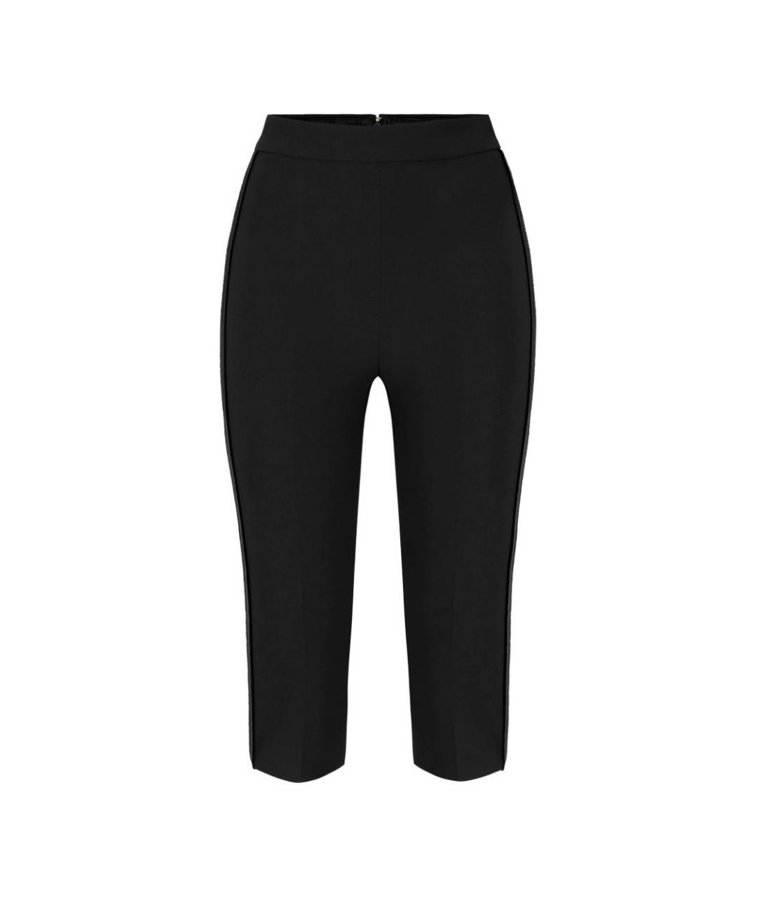 ELISABETTA FRANCHI Черные полиэстеровые кюлоты, фото 1