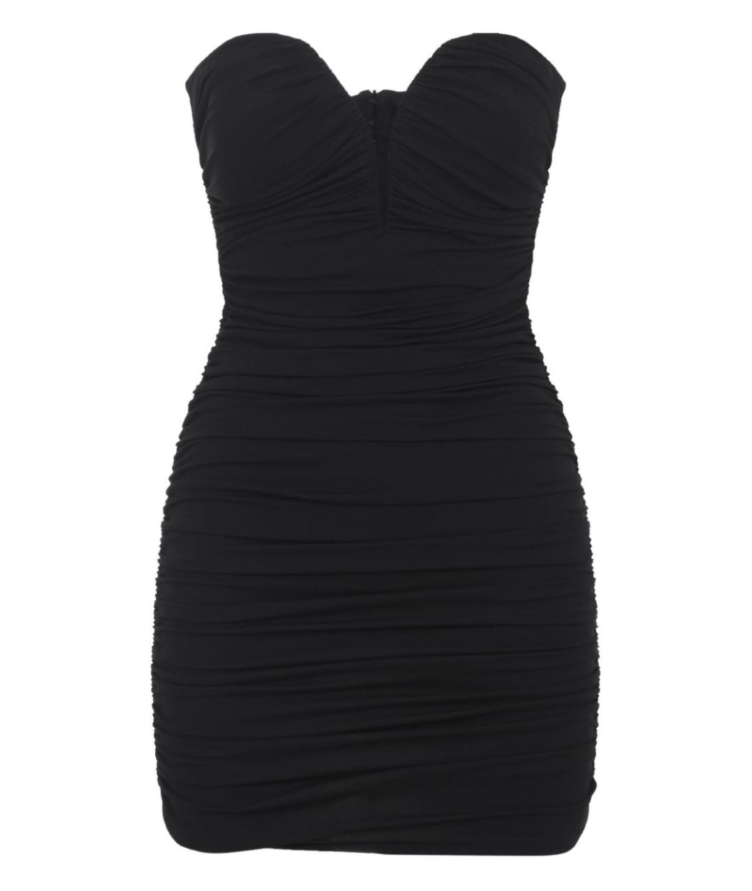 ELISABETTA FRANCHI Черное вискозное вечернее платье, фото 1