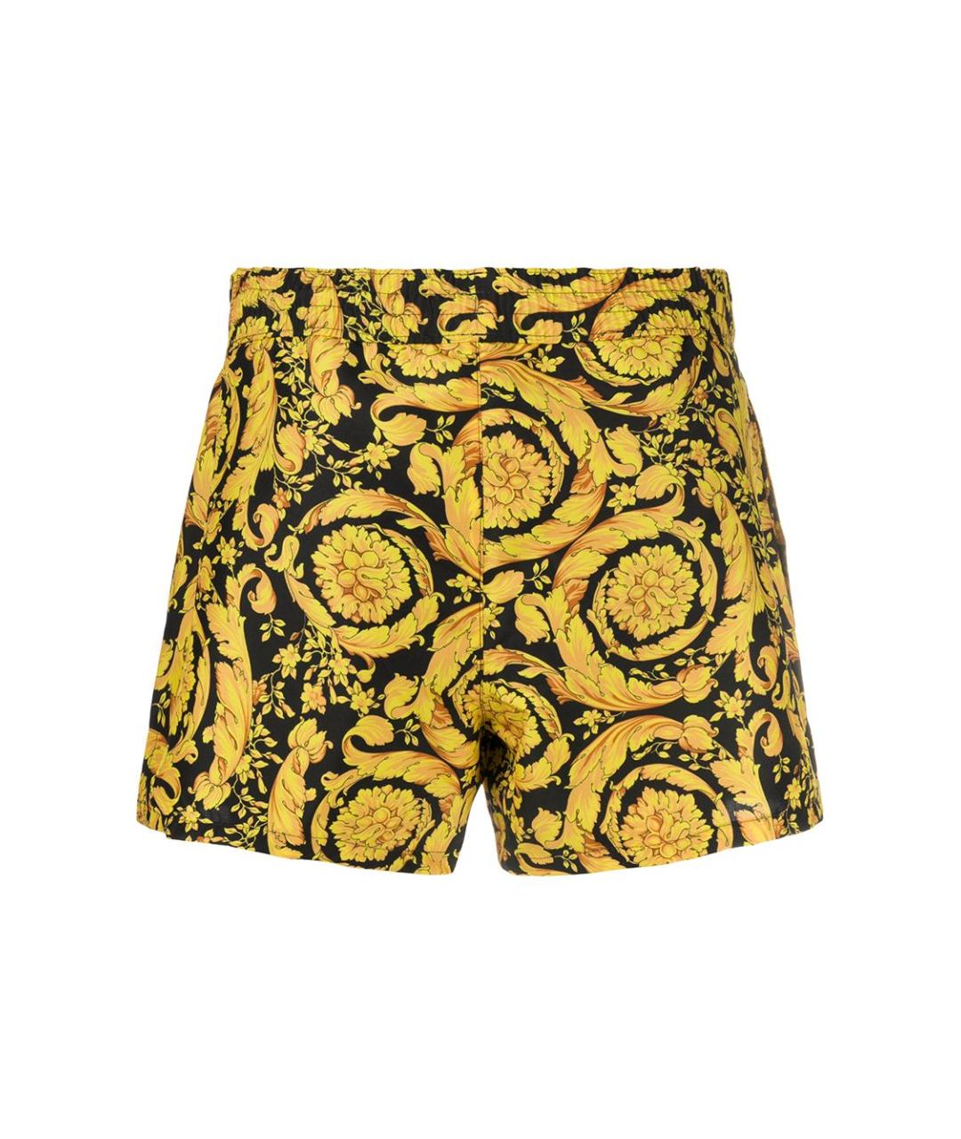 VERSACE Черные полиэстеровые плавки, фото 3