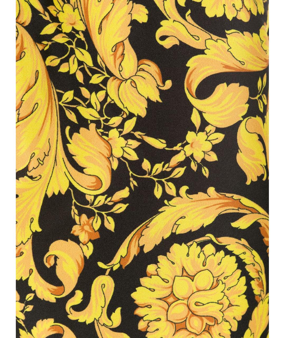 VERSACE Черные полиэстеровые плавки, фото 2