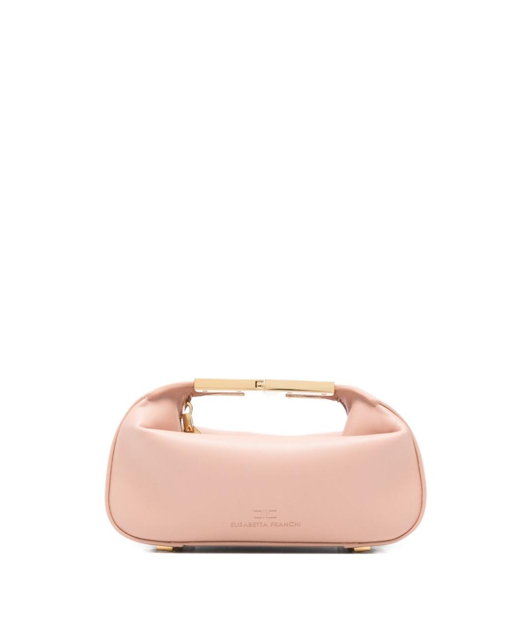 ELISABETTA FRANCHI Бежевая сумка с короткими ручками, фото 1