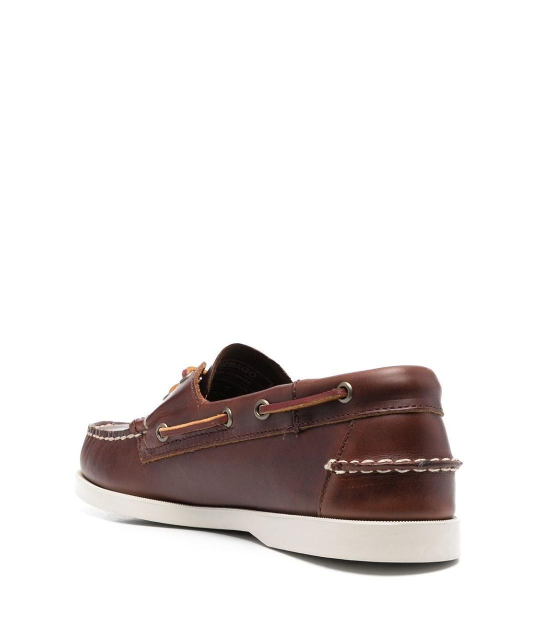 SEBAGO Коричневые кожаные лоферы, фото 3