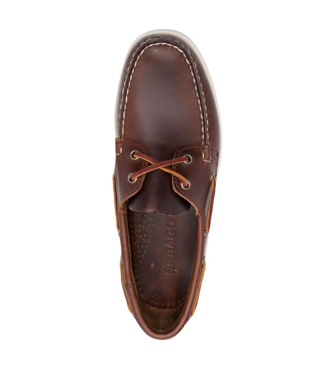SEBAGO Коричневые кожаные лоферы, фото 4
