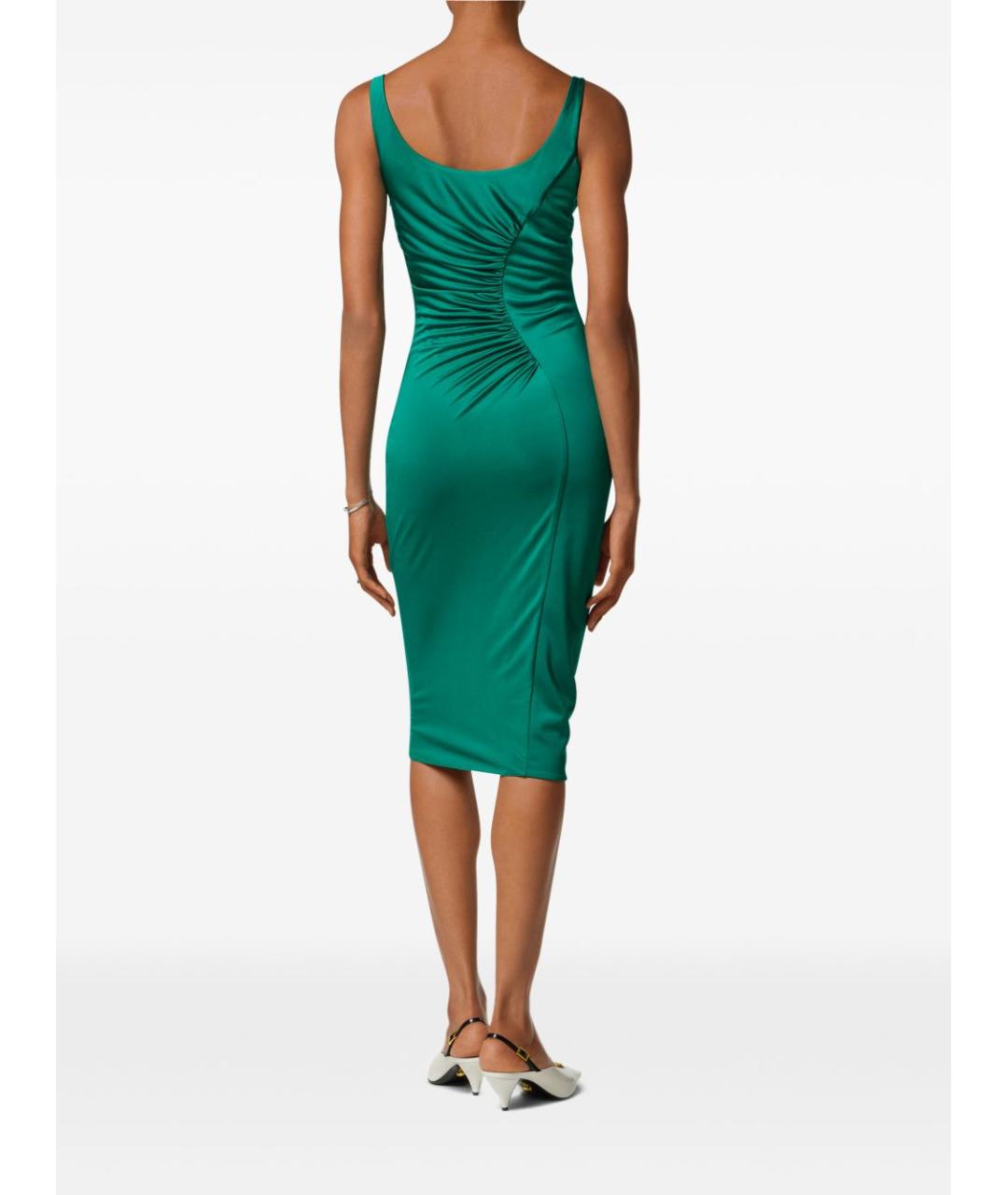 VERSACE Зеленые вечернее платье, фото 5