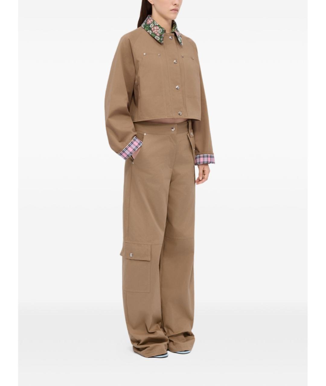 MSGM Бежевая хлопковая куртка, фото 3