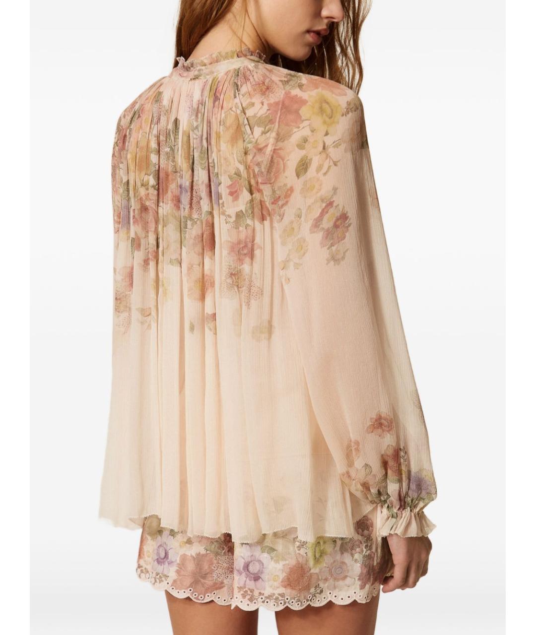 TWIN-SET Бежевая блузы, фото 5