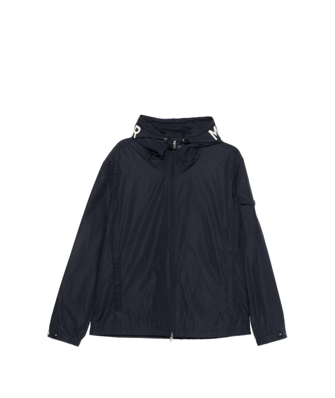 MONCLER Синяя полиамидовая куртка, фото 1