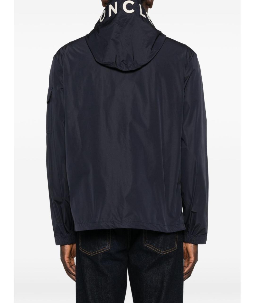 MONCLER Синяя полиамидовая куртка, фото 3