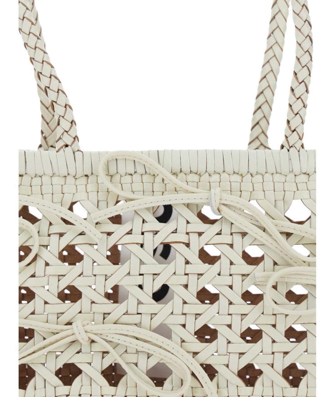 OSOI Белая кожаная сумка тоут, фото 2