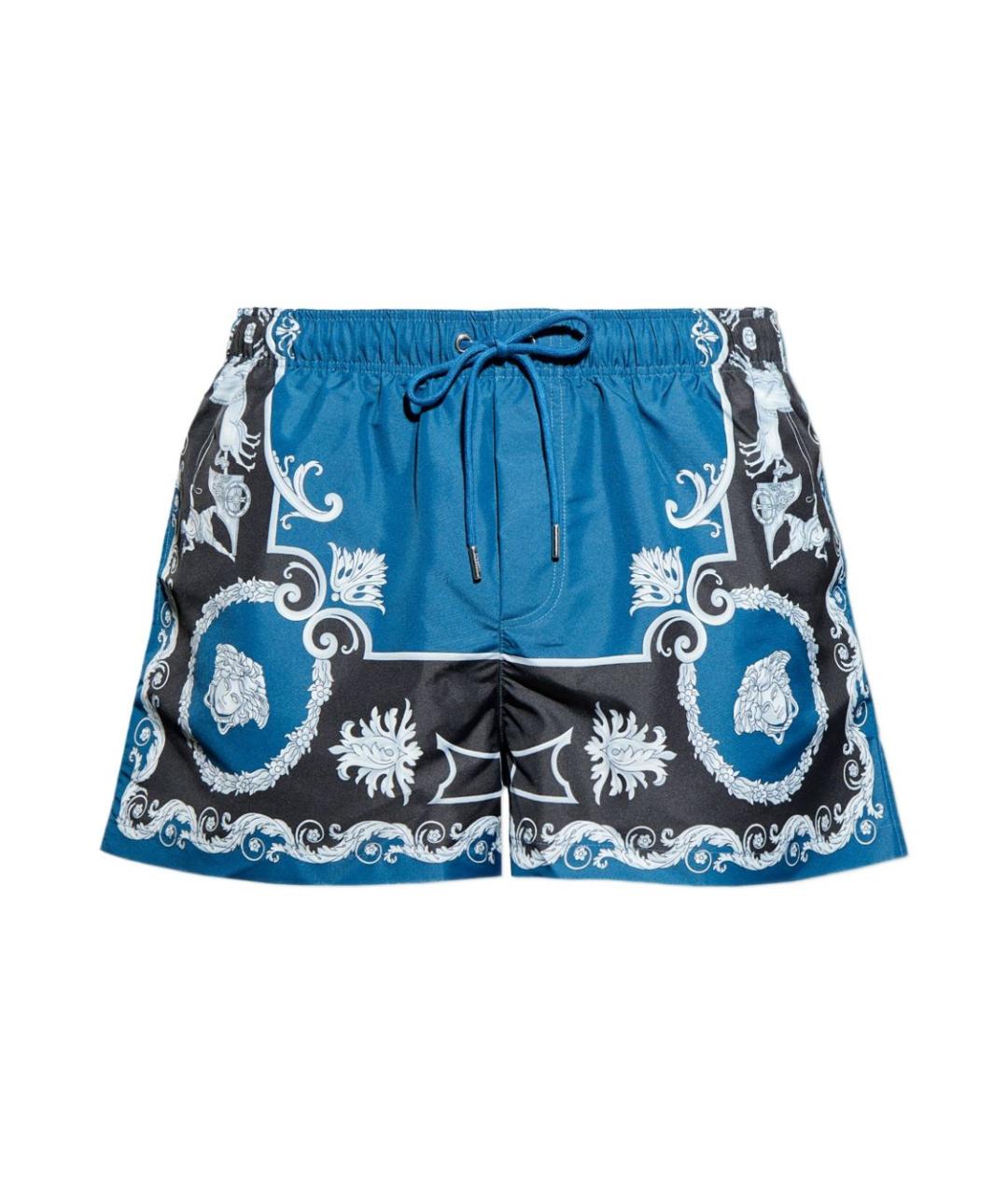 VERSACE Черные полиэстеровые плавки, фото 1