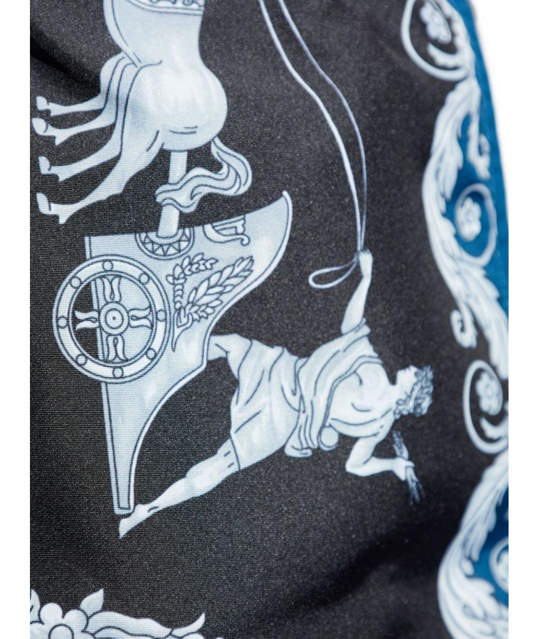 VERSACE Черные полиэстеровые плавки, фото 3