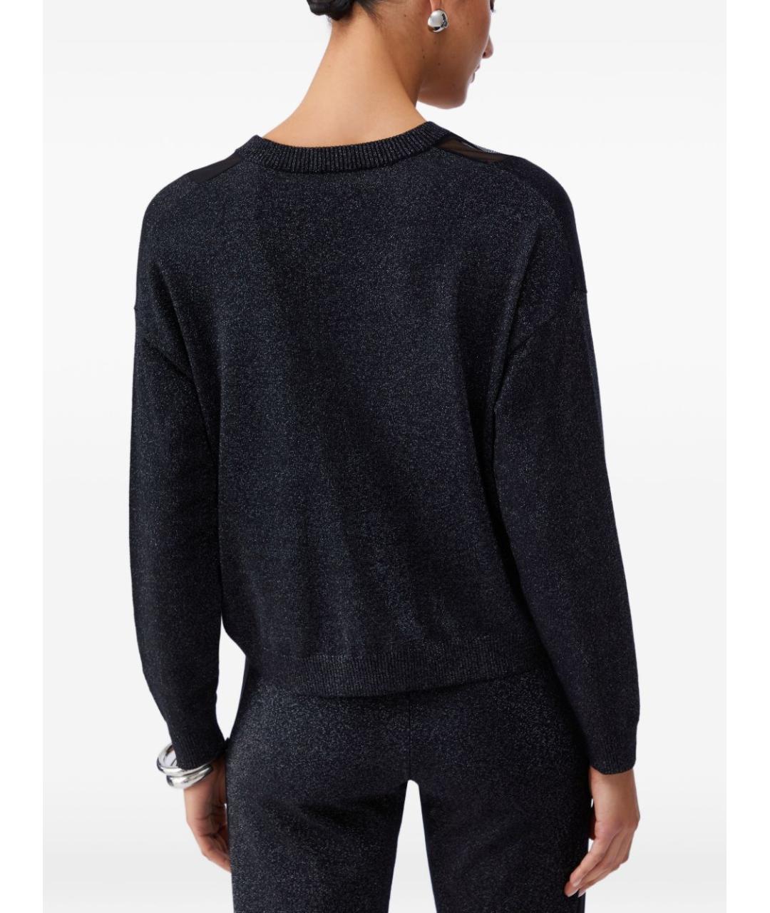 LIU JO Черный вискозный джемпер / свитер, фото 2