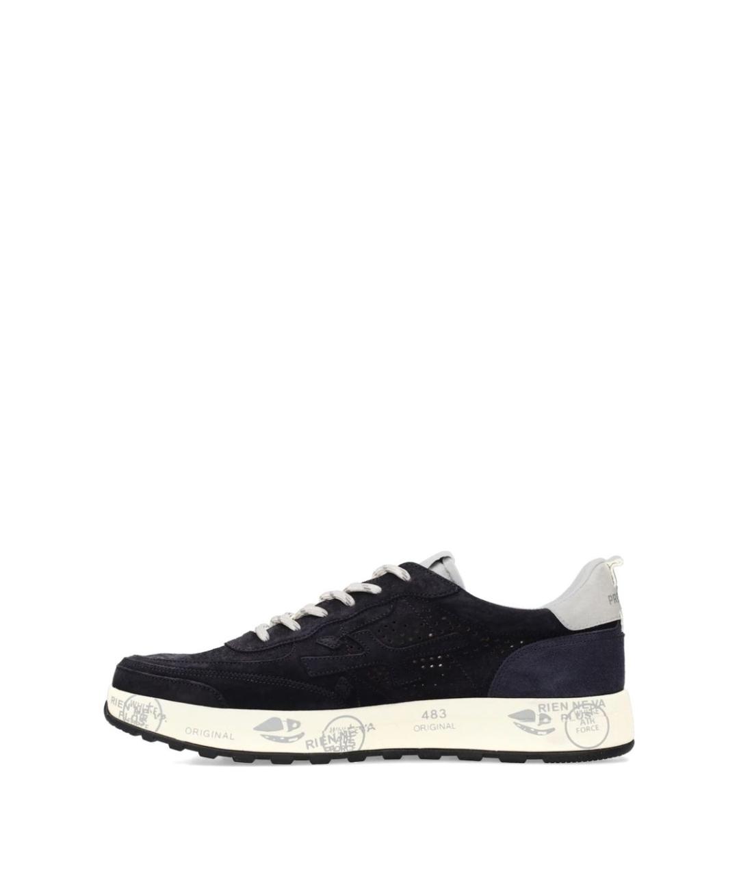 PREMIATA Черные низкие кроссовки / кеды, фото 3