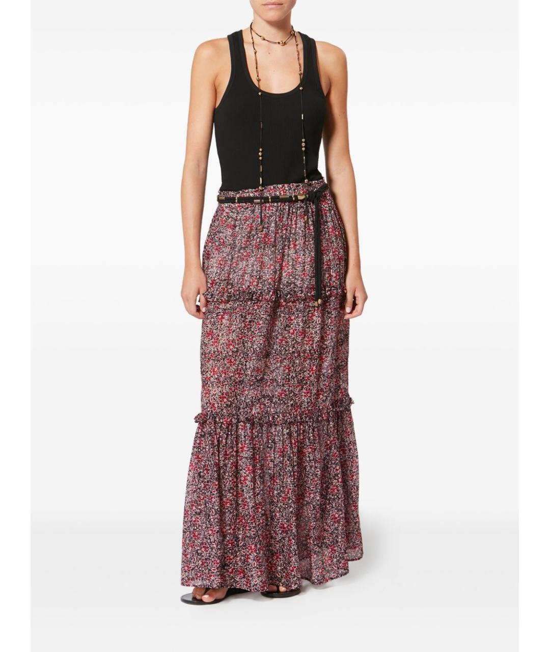 ISABEL MARANT ETOILE Розовая хлопковая юбка макси, фото 5