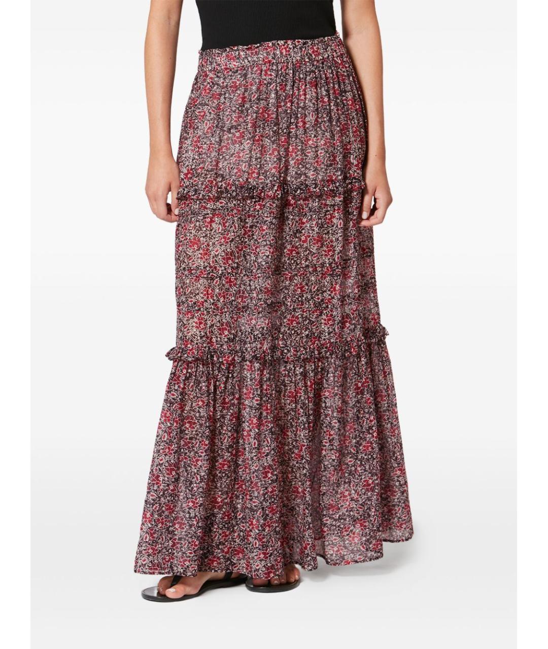 ISABEL MARANT ETOILE Розовая хлопковая юбка макси, фото 2