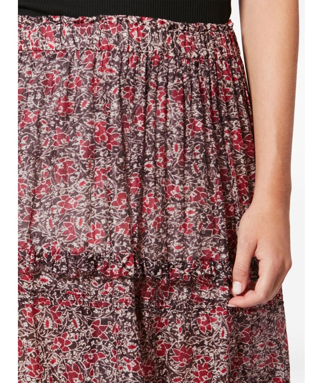 ISABEL MARANT ETOILE Розовая хлопковая юбка макси, фото 3