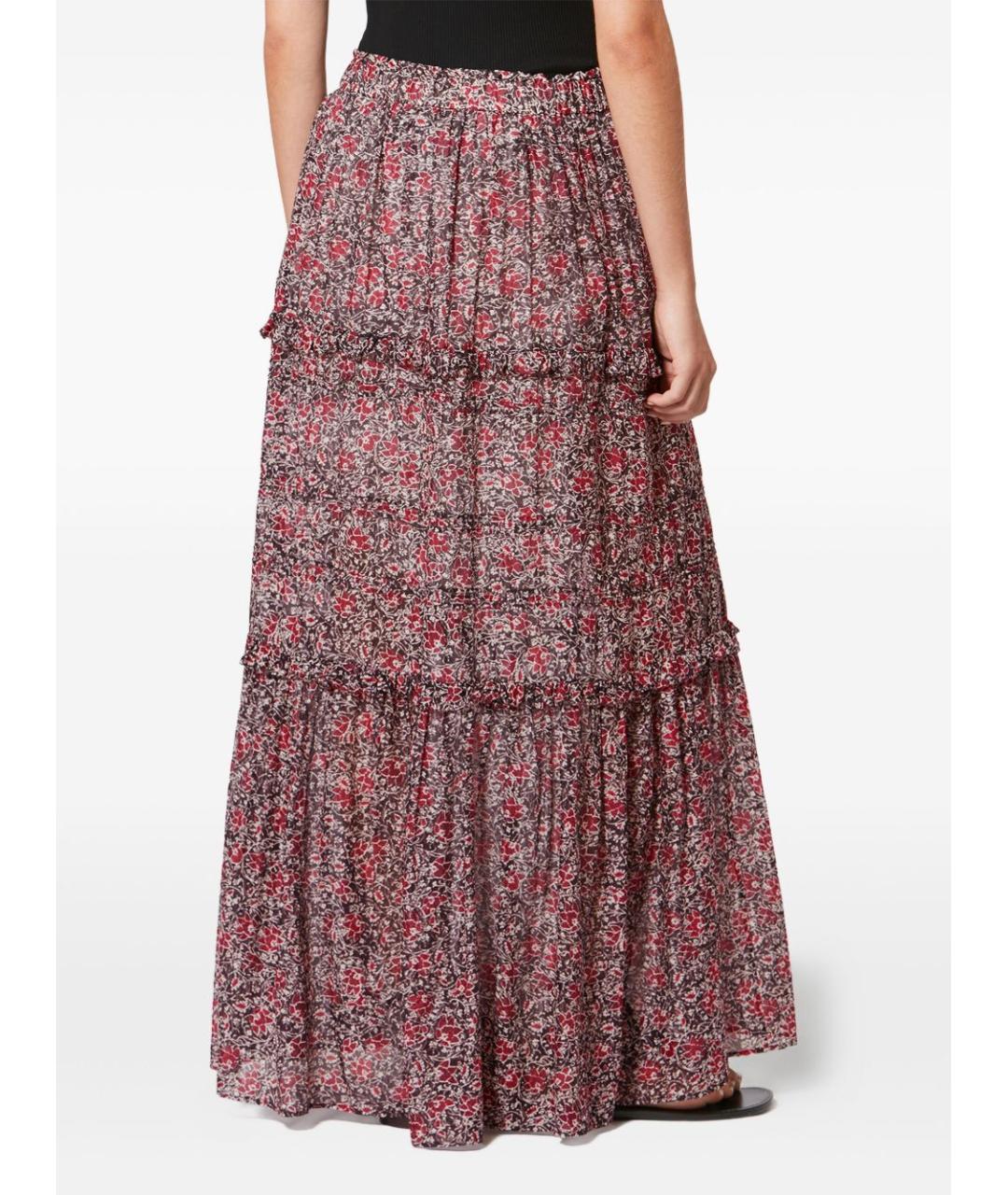 ISABEL MARANT ETOILE Розовая хлопковая юбка макси, фото 4