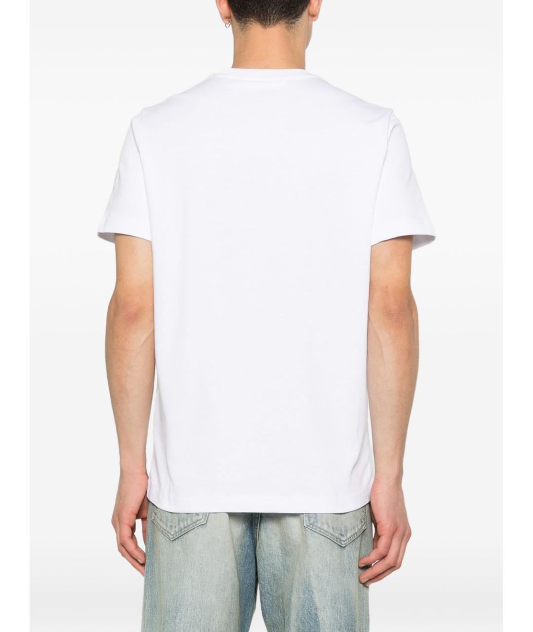 MONCLER Белая хлопковая футболка, фото 3