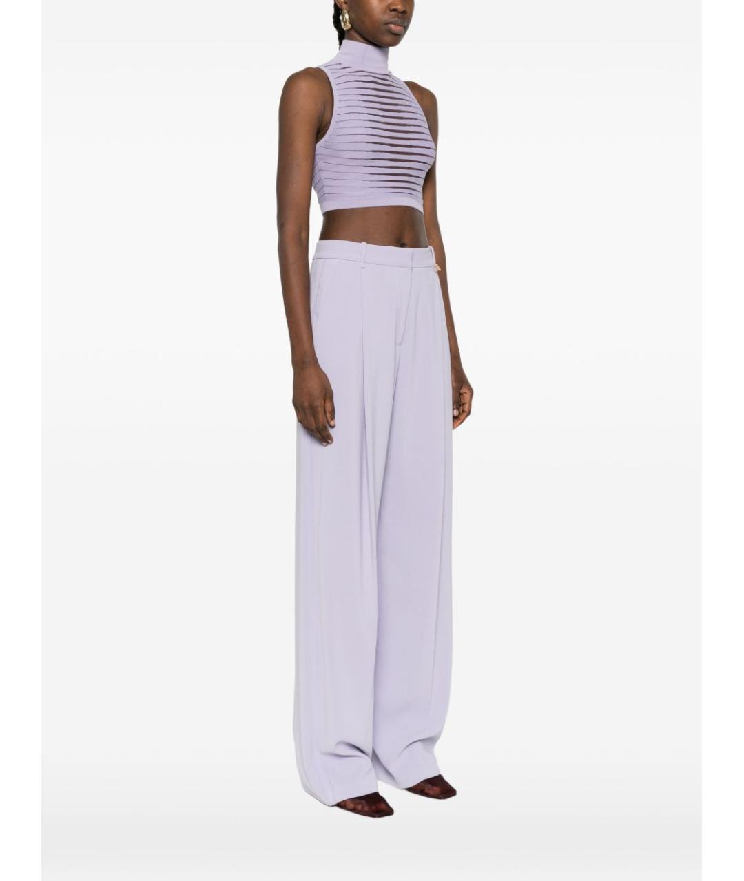 ELISABETTA FRANCHI Фиолетовая вискозная майка, фото 4