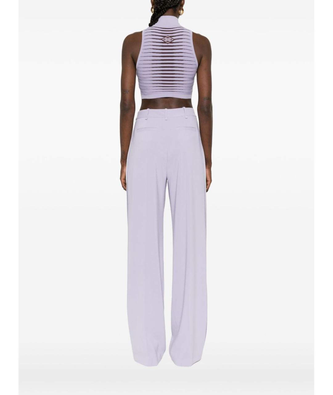 ELISABETTA FRANCHI Фиолетовая вискозная майка, фото 5