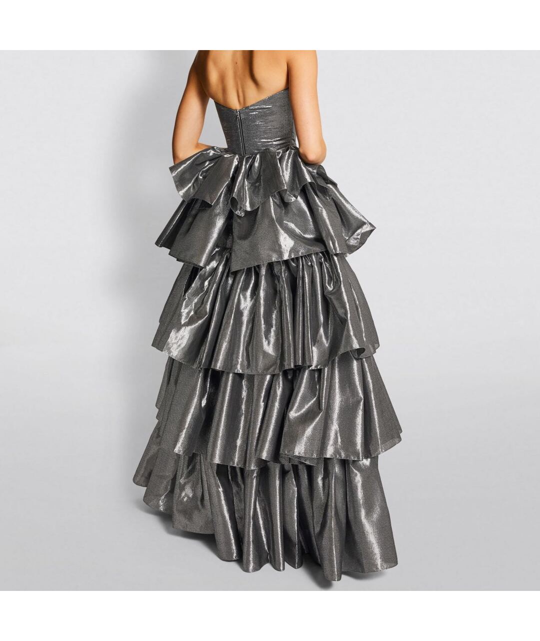 RASARIO Серебряное полиэстеровое вечернее платье, фото 2