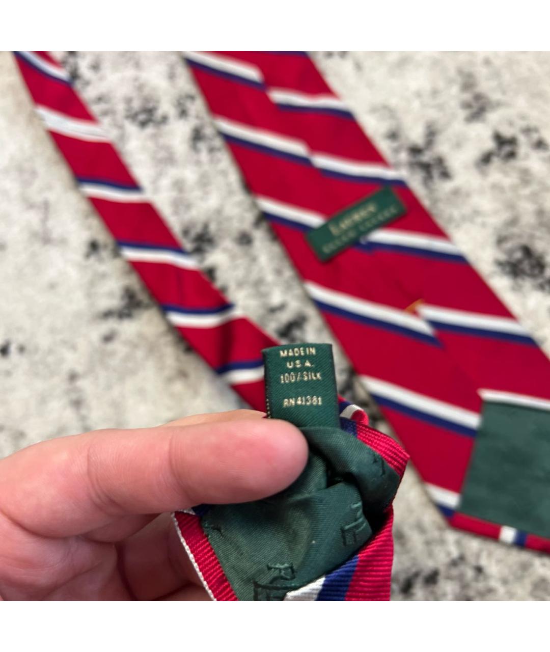 RALPH LAUREN Шелковый галстук, фото 6