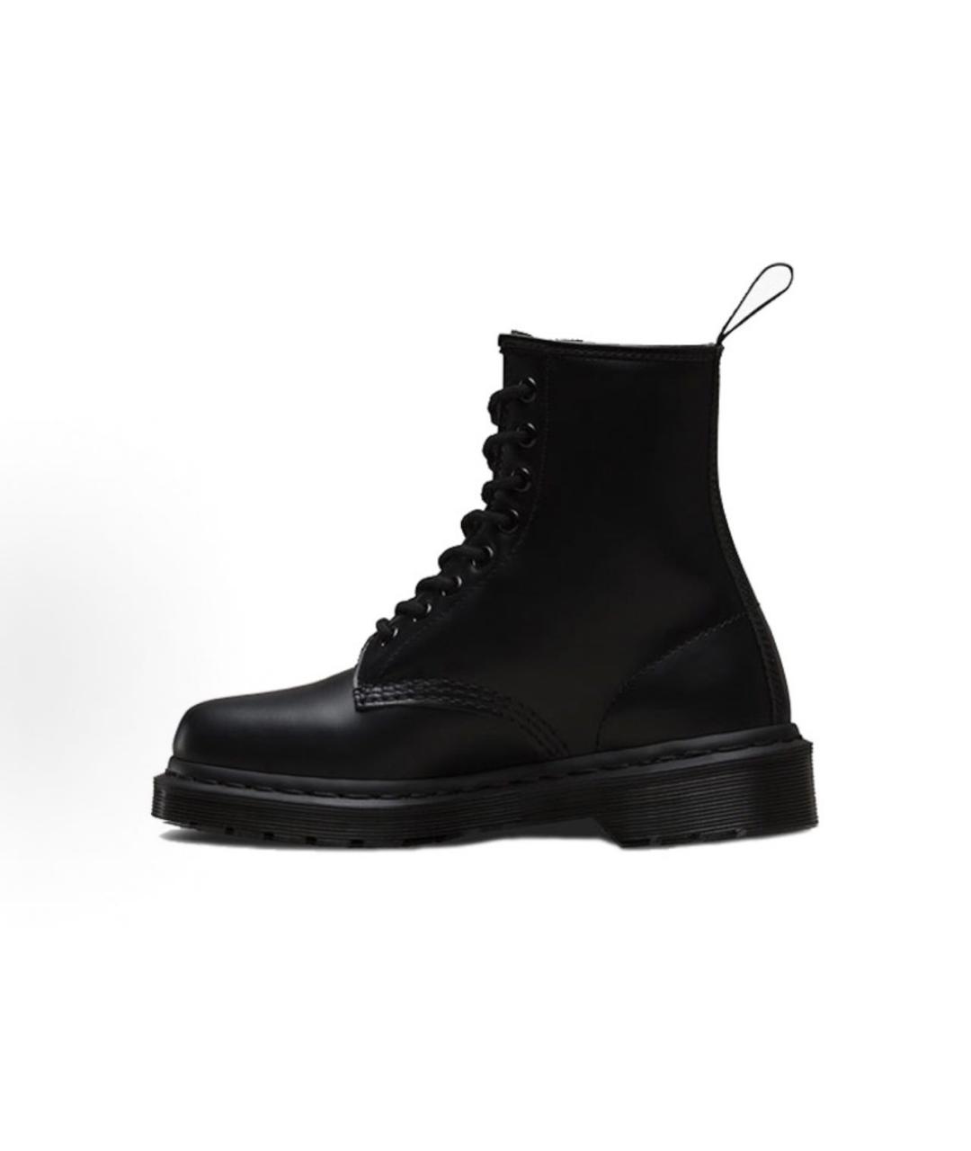 DR. MARTENS Черные кожаные высокие ботинки, фото 6