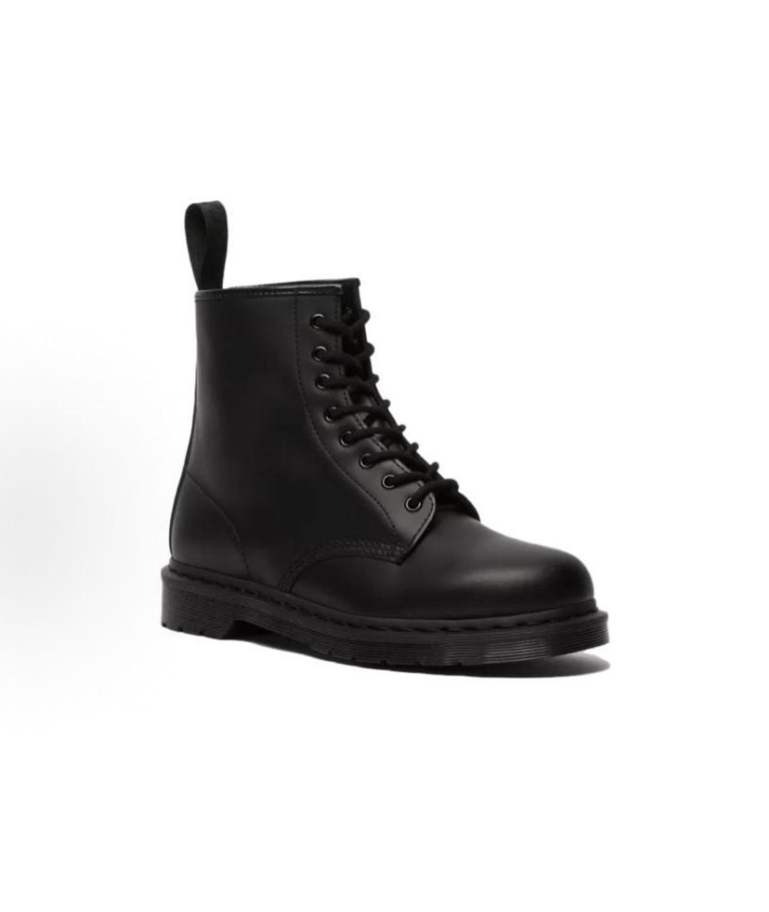 DR. MARTENS Черные кожаные высокие ботинки, фото 5