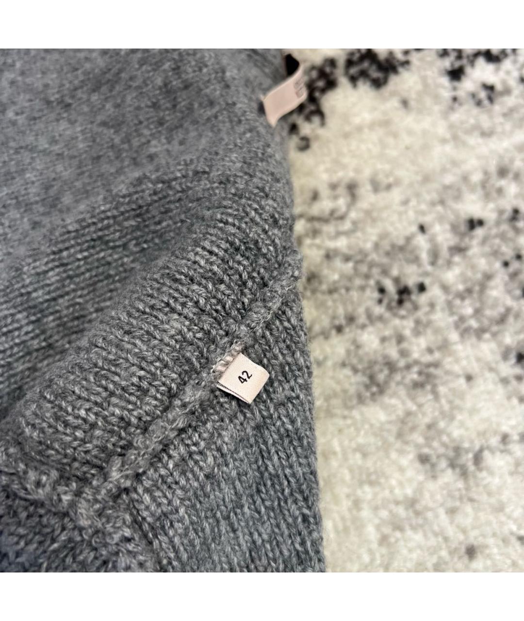 RED VALENTINO Серый кардиган, фото 8