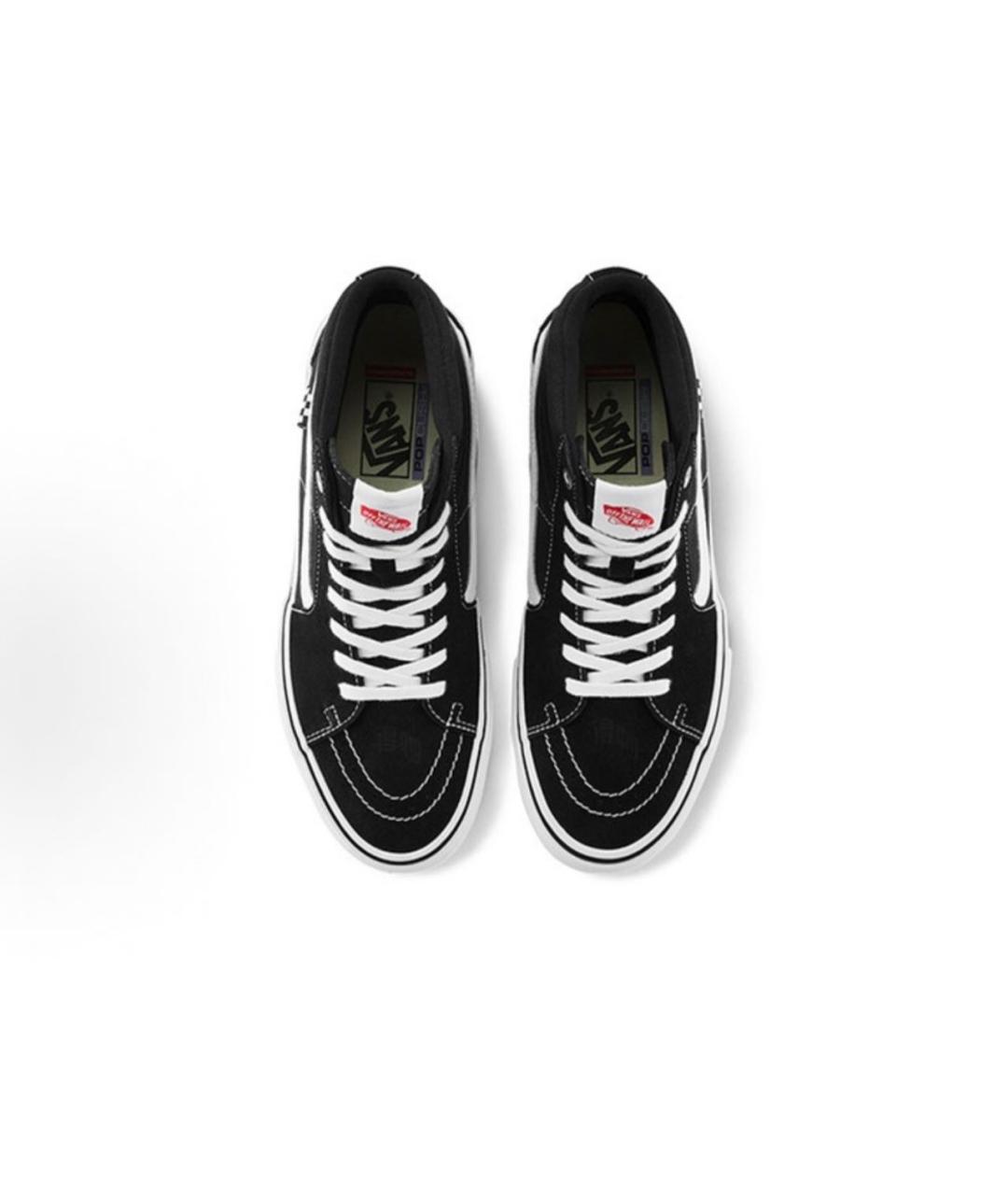 VANS Черные замшевые высокие кроссовки / кеды, фото 3