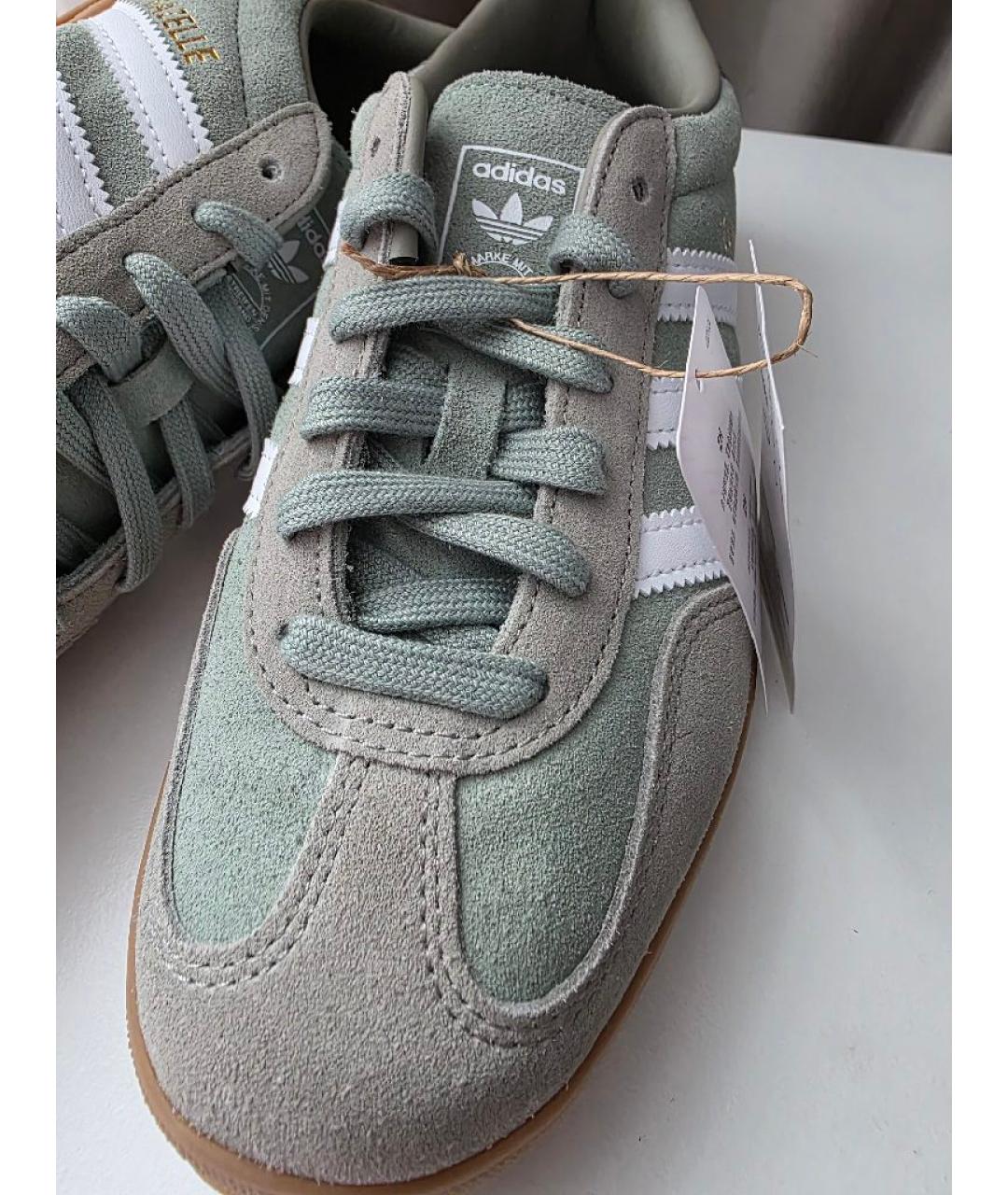 ADIDAS Коричневые замшевые кеды, фото 6