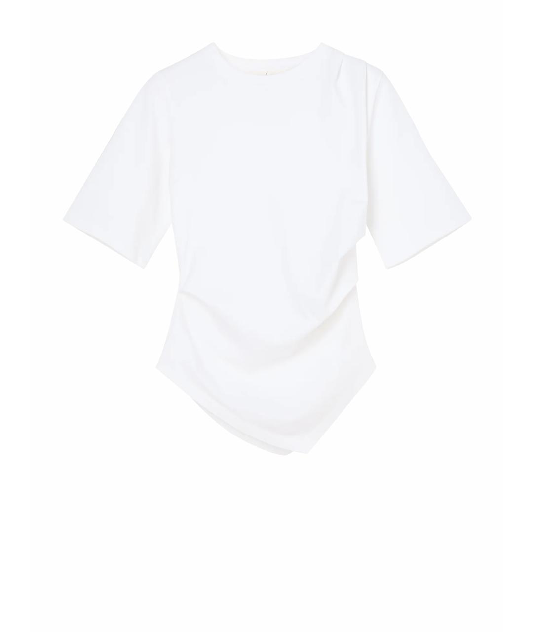 ROHE Белая хлопковая футболка, фото 3