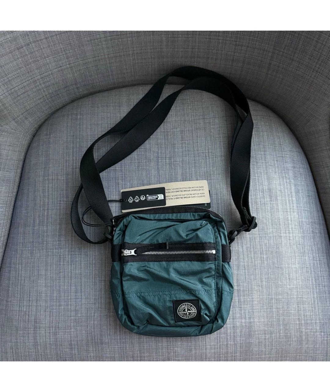 STONE ISLAND Зеленая сумка на плечо, фото 6