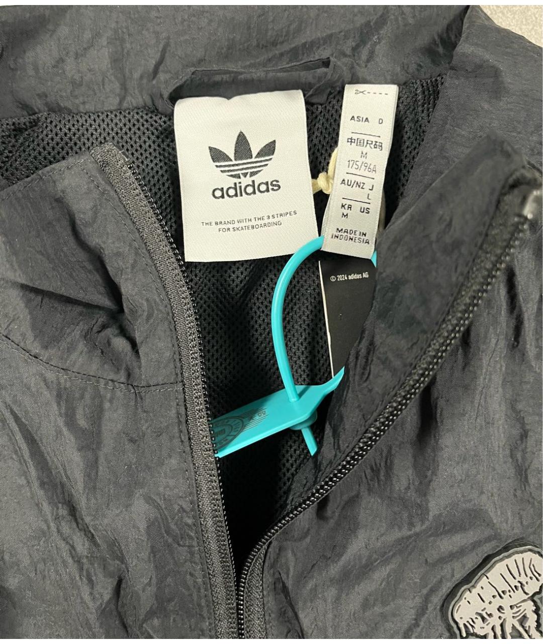 ADIDAS Черная куртка, фото 3