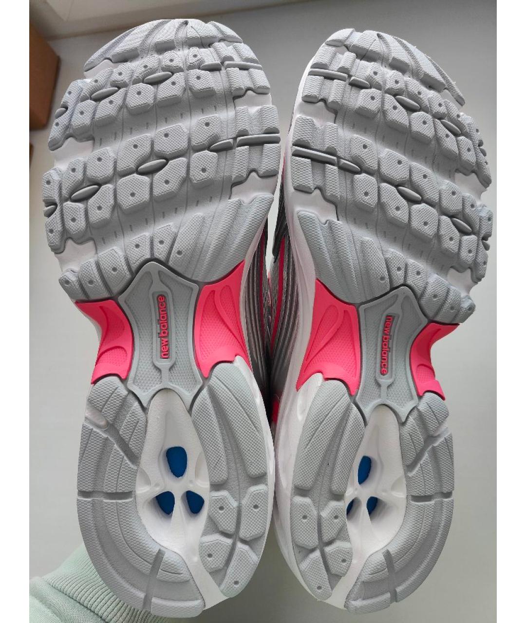 NEW BALANCE Белые текстильные кроссовки, фото 5