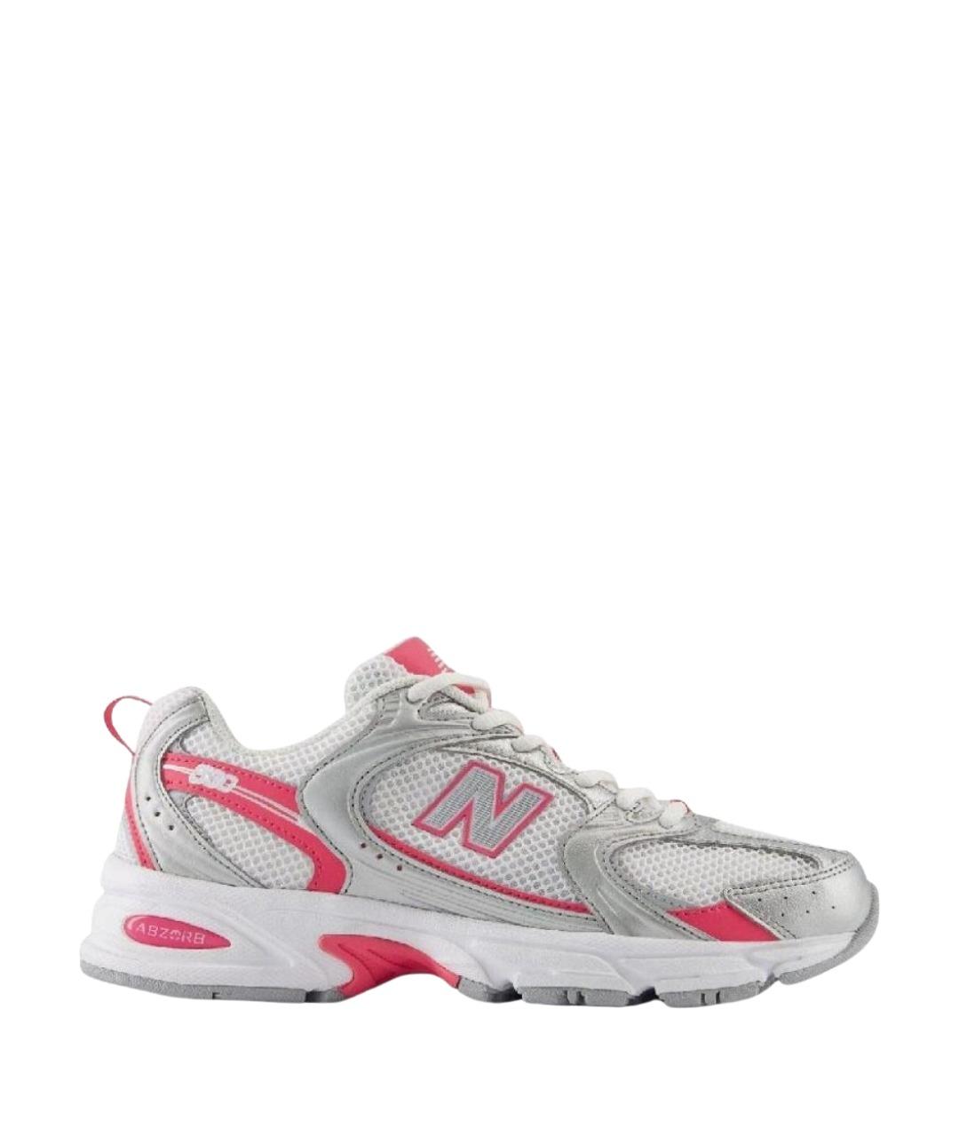 NEW BALANCE Белые текстильные кроссовки, фото 1