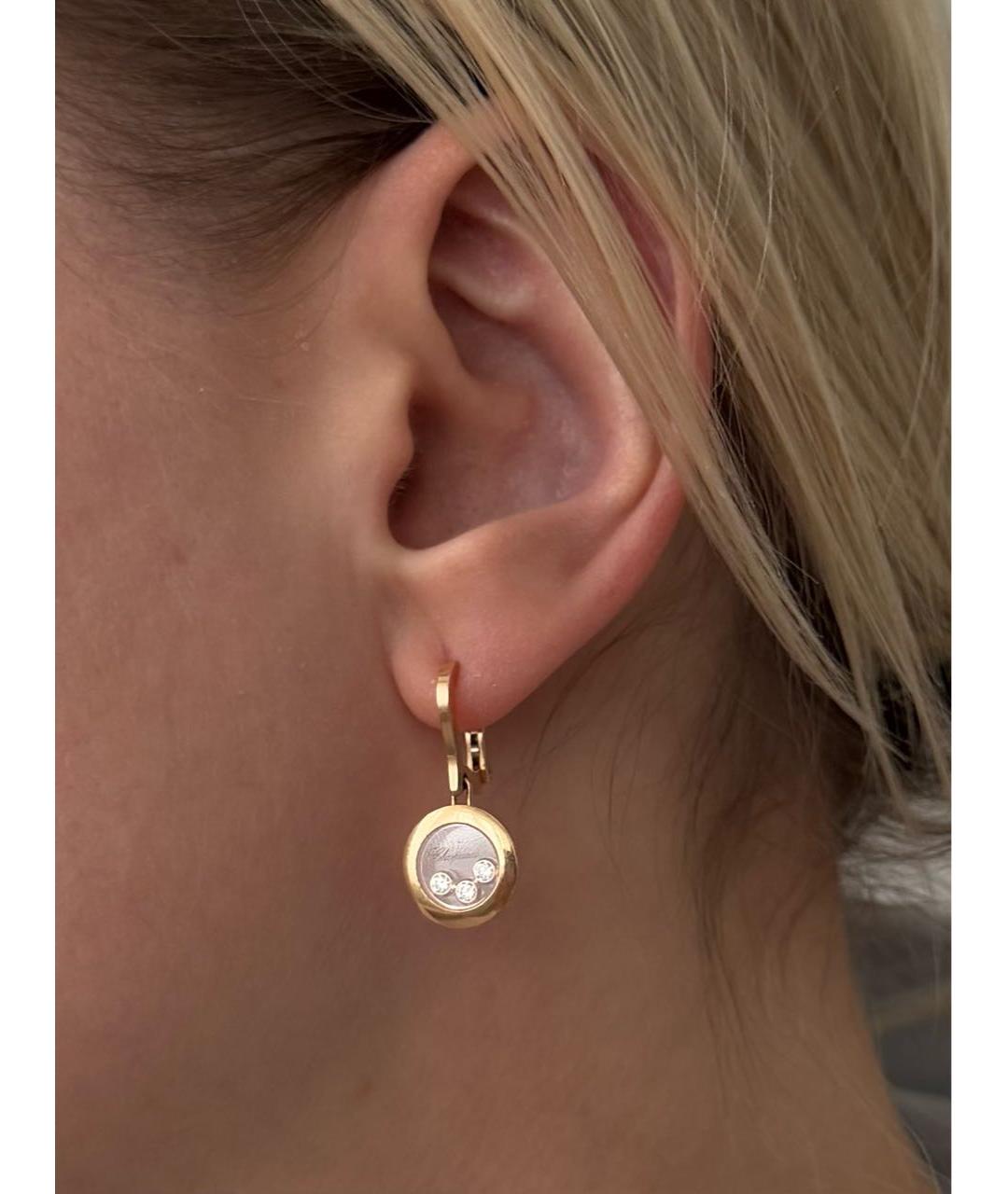 CHOPARD Золотые серьги из розового золота, фото 4