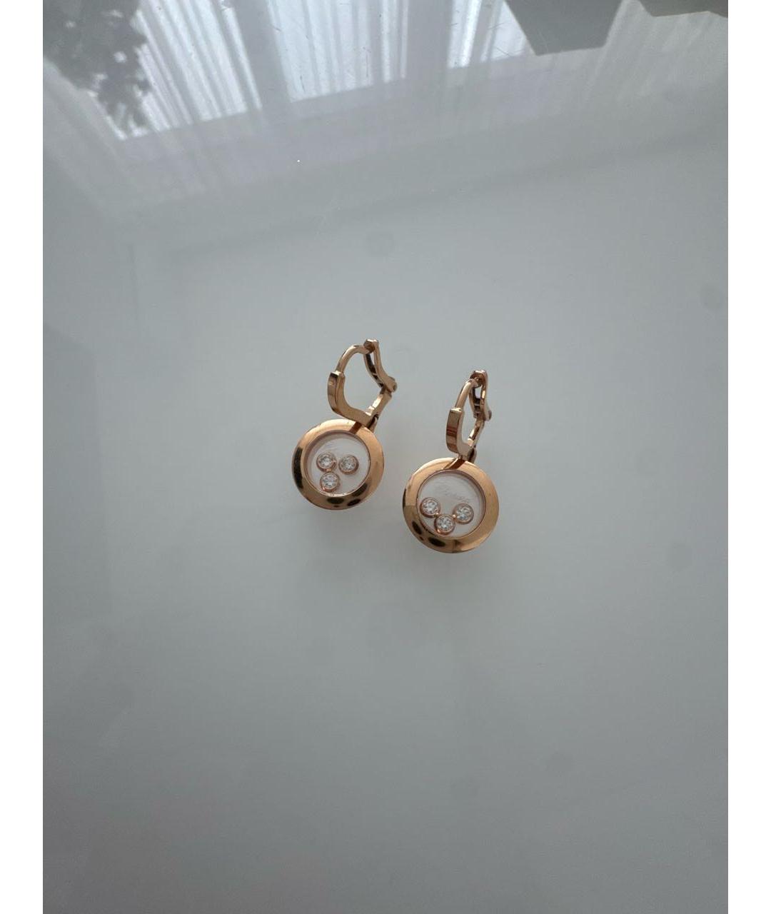 CHOPARD Золотые серьги из розового золота, фото 9
