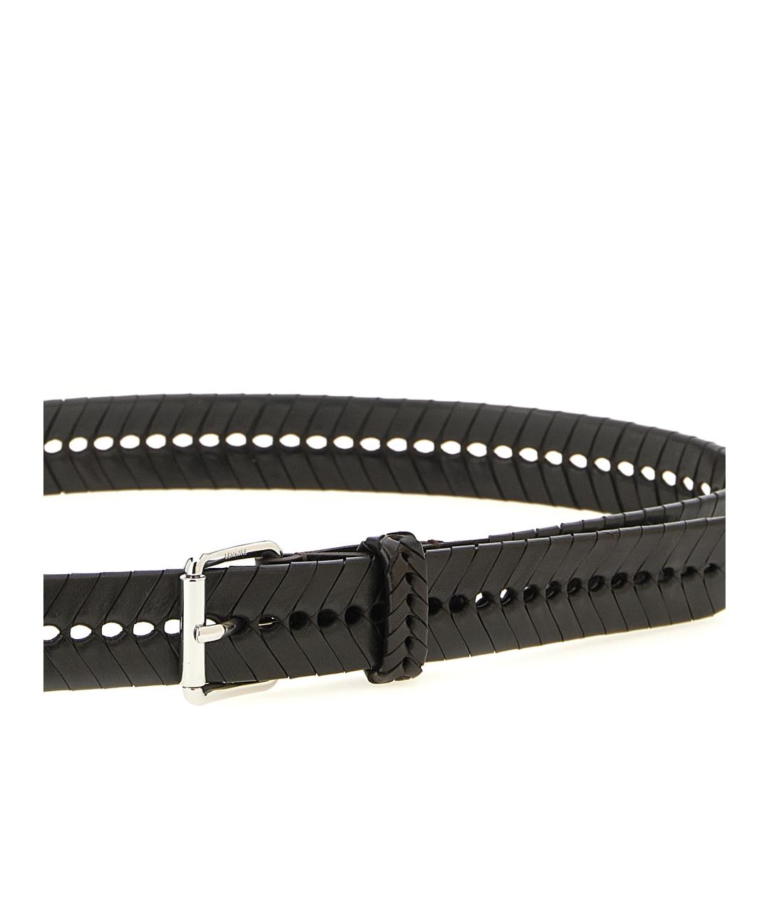 LEMAIRE Коричневый кожаный ремень, фото 3