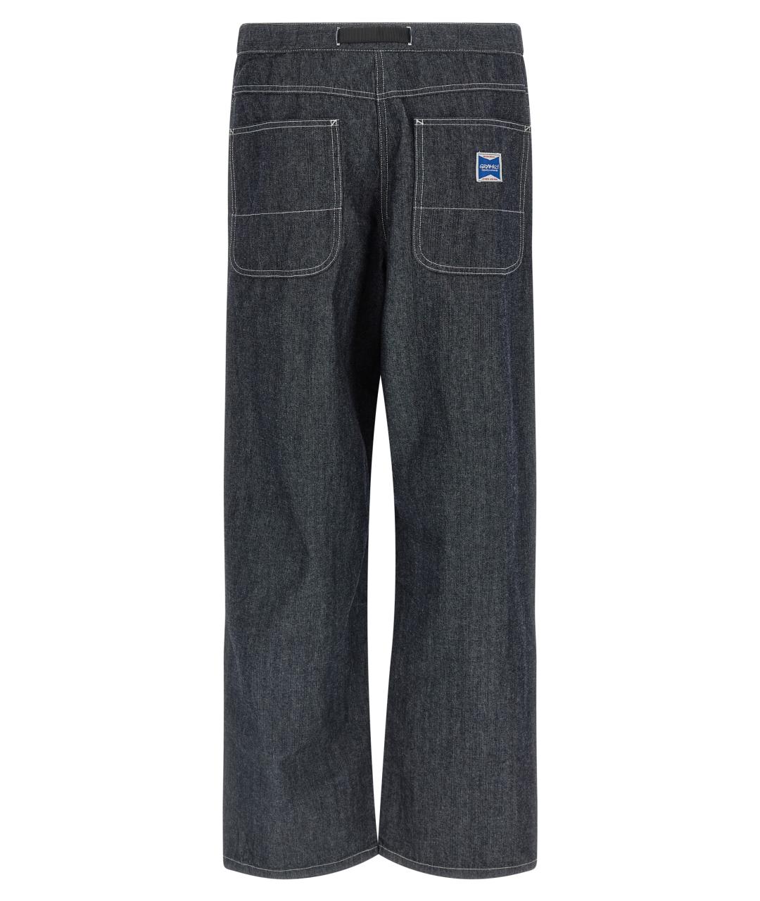 GRAMICCI Темно-синие хлопковые прямые джинсы, фото 2