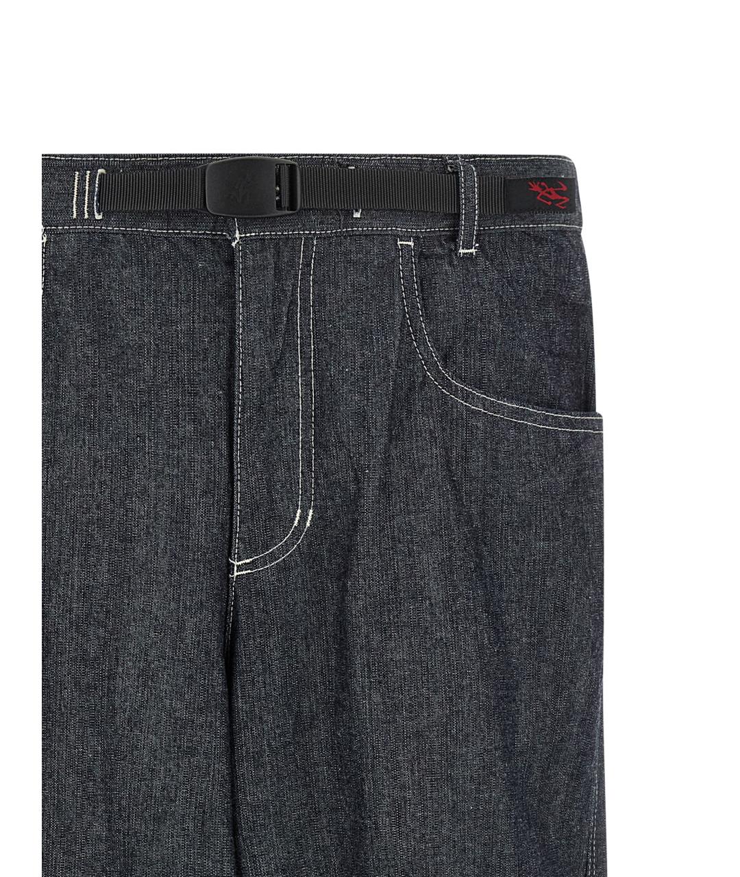 GRAMICCI Темно-синие хлопковые прямые джинсы, фото 3