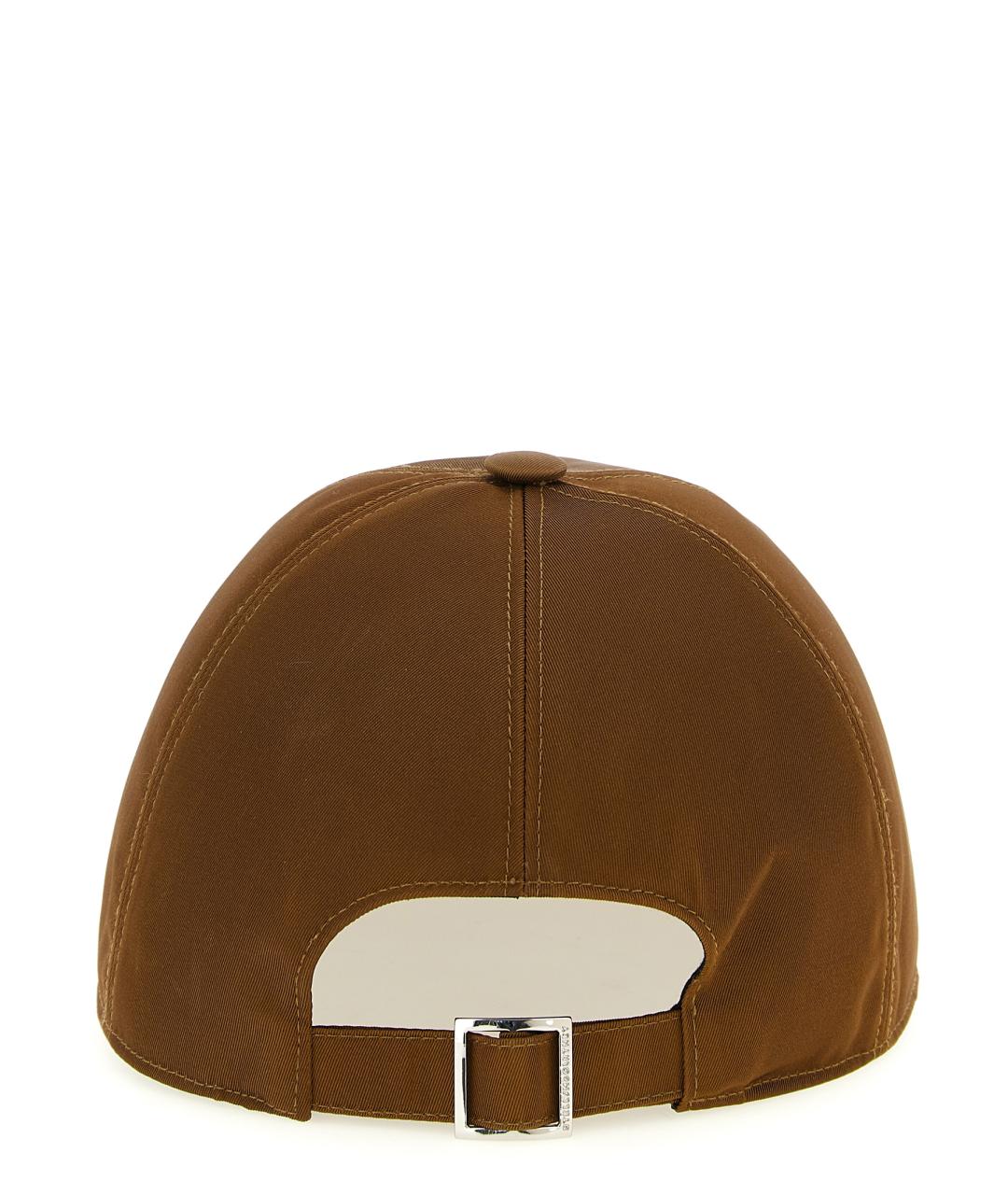 STELLA MCCARTNEY Коричневая синтетическая кепка, фото 3