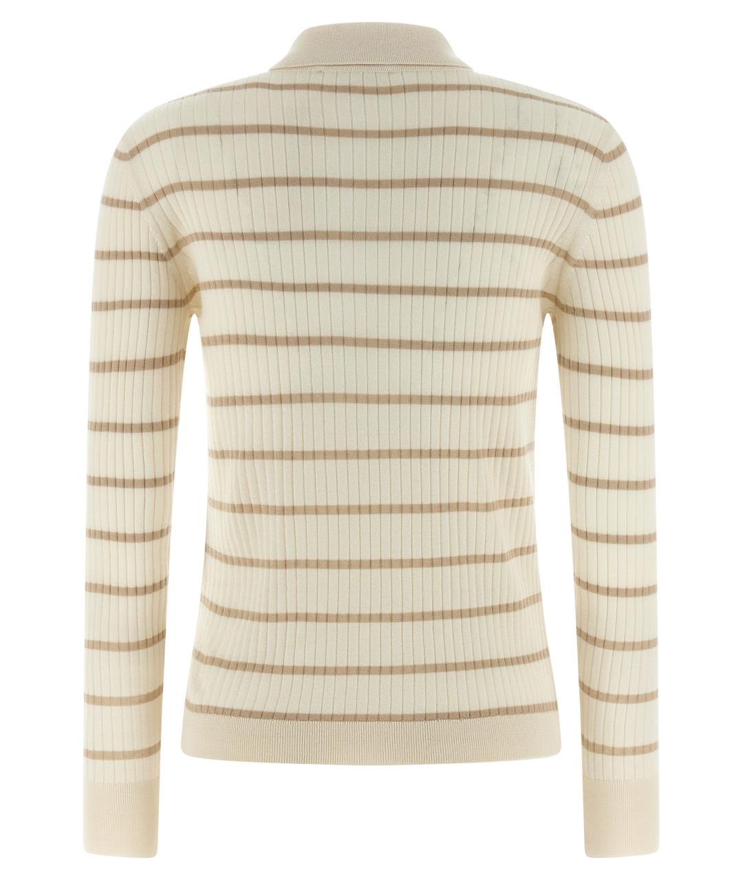 MAX MARA Бежевый кашемировый джемпер / свитер, фото 2