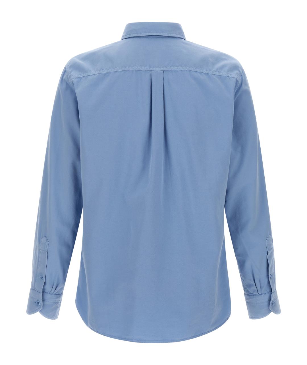 TOM FORD Голубая хлопковая кэжуал рубашка, фото 2