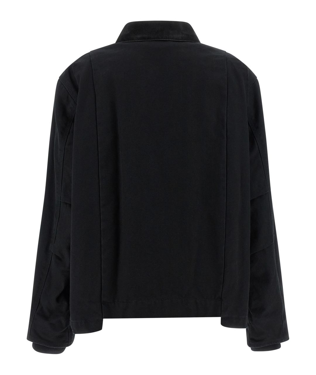 SACAI Черная хлопковая куртка, фото 2