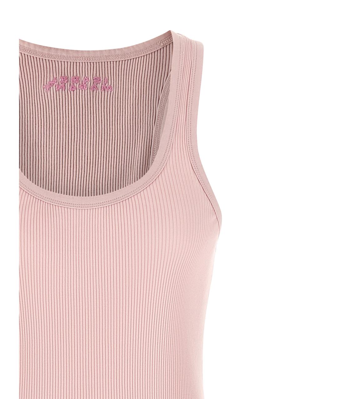 ISABEL MARANT Розовая хлопковая майка, фото 3